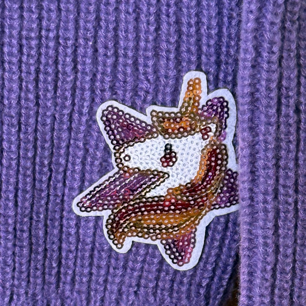 Girls' Color Block Sweaters Knit Long Sleeve Pullover Kids Crewneck Fall Winter - Picture 4 of 11